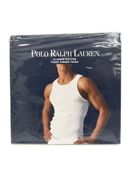 POLO RALPH LAUREN CLASSIC FIT RIBBED 3P TANK【RL67-BLK-B-BLACK】