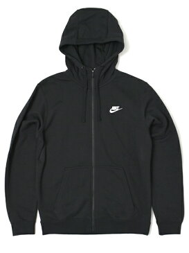 NIKE CLUB FRENCH TERRY FZ HOODIE【804392-010-BLACK】