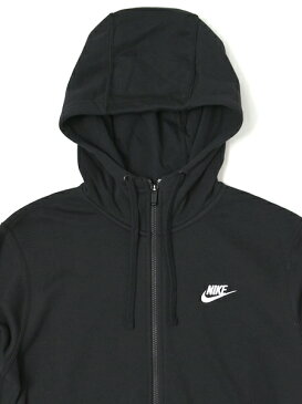 NIKE CLUB FRENCH TERRY FZ HOODIE【804392-010-BLACK】