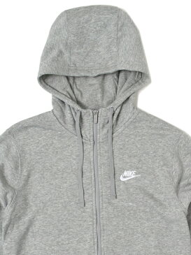 NIKE CLUB FRENCH TERRY FZ HOODIE-DARK GREY HT【804392-063-GREY】