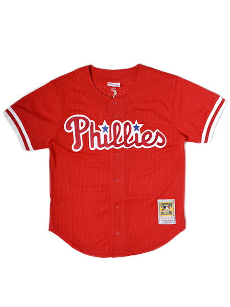 【送料無料】MITCHELL & NESS AUTHENTIC MESH BP-DAULTON 93 #10 PHILLIE【733942093DDAUL-RED】