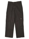 DICKIES DOUBLE KNEE WORK PANTS-DARK BROWN【85283-DB-D.BROWN-DB】