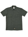 DICKIES S/S WORK SHIRT-OLIVEy1574-OG-OLIVE-OGz