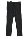 DICKIES SKINNY TWILL WORK PANT-BLACK【WP801-BK-BLACK-BK】