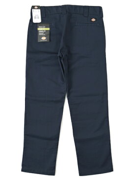 DICKIES RINSED FLAT.F SLIM WORK PANTS-DARK NAVY【WP873R-DN-D.NAVY-DN】