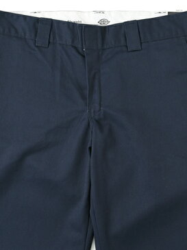 DICKIES RINSED FLAT.F SLIM WORK PANTS-DARK NAVY【WP873R-DN-D.NAVY-DN】