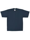 PRO CLUB HEAVY WEIGHT S/S TEE-NAVY【PRC1X-HWTST-NVY-NAVY】