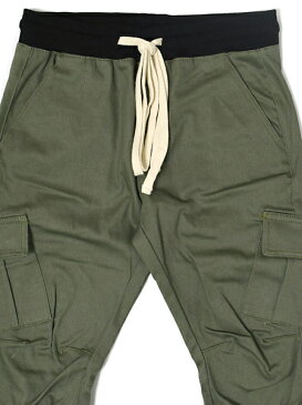 【送料無料】mnml CARGO DRAWCORD PANTS【18ML-AW301P-OV-OLIVE】