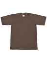 PRO CLUB HEAVY WEIGHT S/S TEE-BROWN【PRC1X-HWTST-BRN-BROWN】