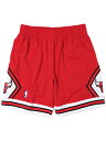 【送料無料】MITCHELL NESS SWINGMAN SHORTS BULLS 1997-1998【SMSHGS18223-RED】