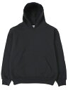 yzLOS ANGELES APPAREL 14oz HEAVY FLEECE HOODED PULLOVER-BLACKyHF09-BLK-BLACKz