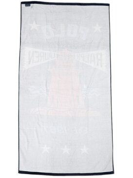 POLO RALPH LAUREN LIGHTHOUSE BEACH TOWEL【611741213001-B-NAVY】