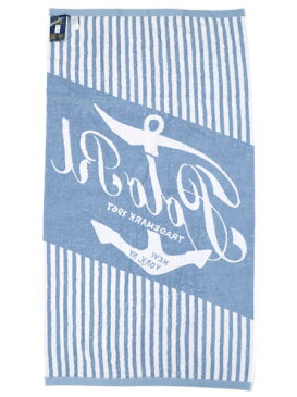 POLO RALPH LAUREN ANCHOR BEACH TOWEL【611741212002-B-BLUE】
