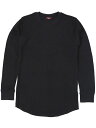 CITY LAB FITTED THERMAL CREW SHIRTyTH0209-BK-BLACKz