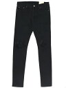 【送料無料】mnml X1 STRETCH DENIM BLACK【19ML-AW582D-BK-BLACK】