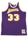 【送料無料】MITCHELL & NESS AUTHENTIC JERSEY-LAKERS KAJ #33【7226-329-83KABD-PURPLE】