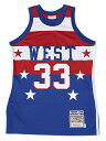 yzMITCHELL & NESS AUTHENTIC JERSEY-ALLSTAR WEST KAJ #33y7226-ASW-80KABD-BLUEz