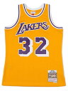 【送料無料】MITCHELL & NESS SWINGMAN JERSEY LAKERS 84 #32 M.JOHNSON【SMJYGS18175-YELLOW】