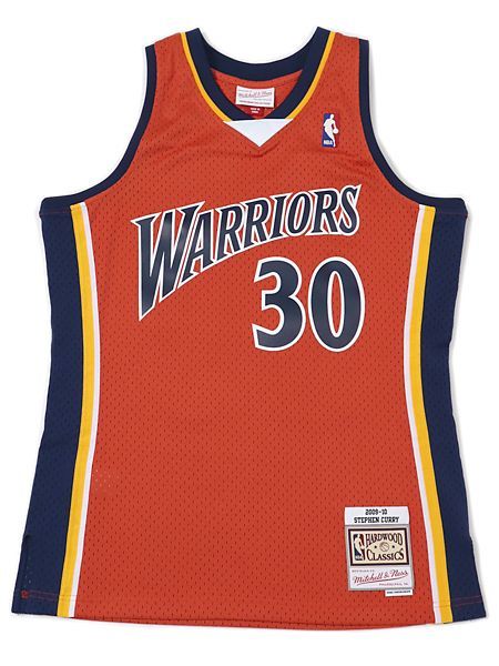 【送料無料】MITCHELL & NESS SWINGMAN JERSEY WARRIORS 09 #30 S.CURRY【SMJYAC18086-ORANGE】