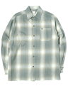 CALTOP FL PLAID L/S SHIRT LIGHT GREY/WHITEyCT-2000FL-LGYWH-LIGHT GREYz