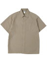 CALTOP PLAIN S/S WORK SHIRT【CT-1000PLSS-KH-KHAKI】