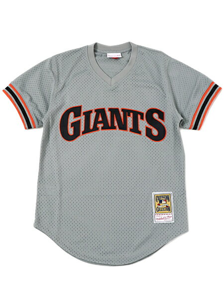 yzMITCHELL & NESS AUTHENTIC MESH BP-W.CLARK 89 #22 GIANTSyABPJGS18353-GREYz