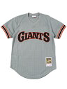 yzMITCHELL & NESS AUTHENTIC MESH BP-W.CLARK 89 #22 GIANTSyABPJGS18353-GREYz