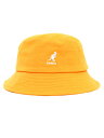 KANGOL WASHED BUCKET-MARIGOLDy100-169215-33-YELLOWz