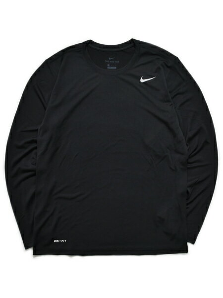 NIKE DRI-FIT LEGEND L/S TEE【718838-010-BLACK】