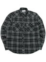 PRO CLUB FLANNEL SHIRT-BLACK/CHARCOAL/H.GREY【PRC-151-BCH-BLACK】