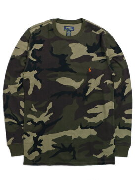 POLO RALPH LAUREN L/S THERMAL SURPLUS CAMO DUSK ORANGE OP【PW17HF-RZE-D-WOODLAND CAMO】