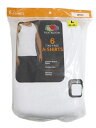 FRUIT OF THE LOOM 6 PACK WHITE A-SHIRTS 6P2501【6P2501-WHT-WHITE】