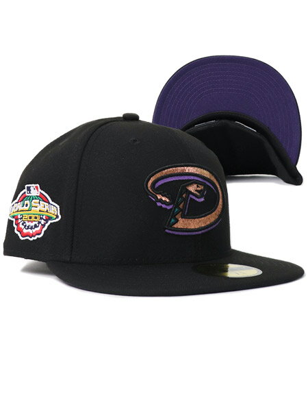 【SALE】NEW ERA 59FIFTY CS DIAMONDBACKS WS98 UV/PUR FBM【12865195-BLACK】