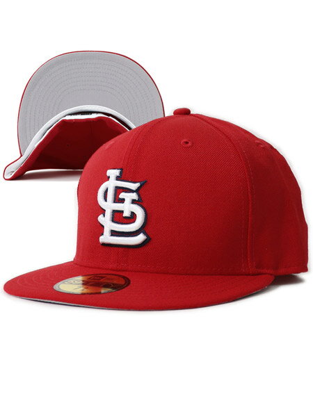 NEW ERA 59FIFTY CS OLD.A CARDINALS UV/GY FLAT BM【12854572-RED】