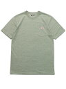 【SALE】CARHARTT POCKET S/S TEE-LEAF GREEN SNOW HEATHER【K87G67-LIGHT GREEN】