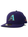 NEW ERA LP 59FIFTY COOPERSTOWN DIAMONDBACKS【12494265-PURPLE】