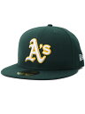 NEW ERA 59FIFTY AUTHENTIC OAKLAND ATHLETICS RDy13554984-GREENz