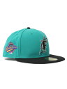 NEW ERA 59FIFTY MLB SIDE PATCH WS MARLINSy12548888-TEALz