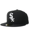 NEW ERA 59FIFTY OLD AUTHENTIC WHITE SOX【11458996-BLACK】