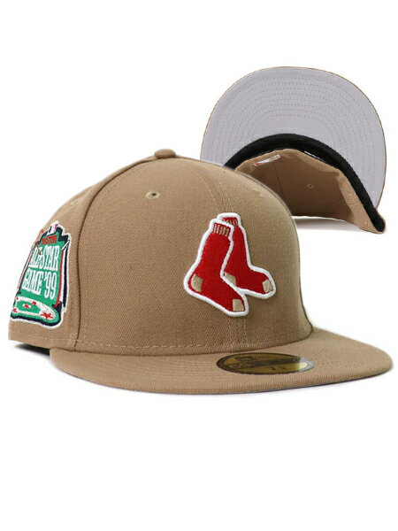 NEW ERA 59FIFTY CS RED SOX AS1999 UV/GRY FBM/RD【70630021-KHAKI】