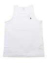 【SALE】POLO RALPH LAUREN CLASSIC FIT PONY ONE POINT TANK【710800895013-D-WHITE】