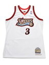 【送料無料】MITCHELL & NESS AUTHENTIC JERSEY 76ERS 97-98 #3 IVERSON【AJY4CP19162-WHITE】