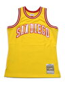 【送料無料】MITCHELL & NESS SWINGMAN JERSEY CONQUISTADORS ABA 73-74【SMJYAC19117-YELLOW】