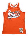 yzMITCHELL & NESS SWINGMAN JERSEY SPIRITS ABA 75-76ySMJYCP19101-ORANGEz