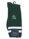 ySALEzPOLO RALPH LAUREN SLOUCHY VINTAGE TENNIS SOCKSy889330-FORES-GREENz