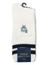 ySALEzPOLO RALPH LAUREN SLOUCHY VINTAGE TENNIS SOCKSy889330-WHITE-WHITEz