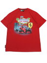 PUMA FERRARI X JOSHUA VIDES TEE-ROSSO CORSAy623048-02-REDz