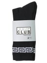 PRO CLUB LINK CREW SOCKS BLACK/WHITE【03PC0903-BKWH-BLACK】