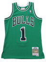 【送料無料】MITCHELL NESS SWINGMAN JERSEY BULLS 08 1 DERRICK ROSE【SMJYGS20016CBUK-KELLY GREEN】