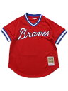 【送料無料】MITCHELL & NESS AUTHENTIC MESH BP-D.MURPHY 80 #3 BRAVES【ABPJ3074-ABR80D-RED】